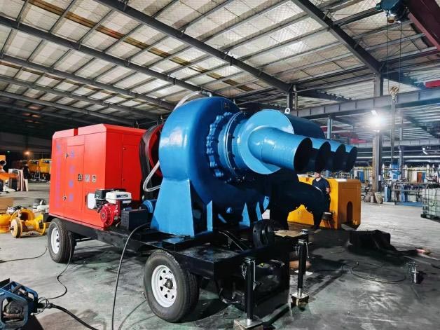 Diesel engine-powered water pump unit